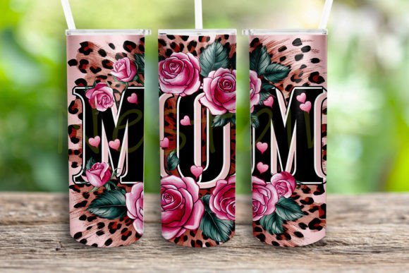 Mum Leopard Mother’s Day Roses Graphics