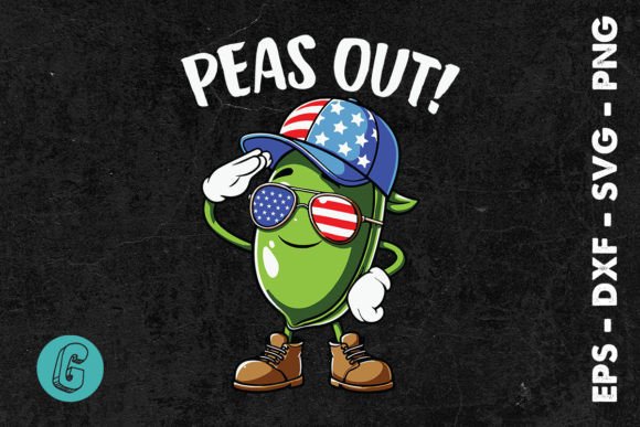 Peas Out Funny Puns Pun Lover SVG