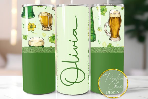 Personalized Tumbler Wrap St. Patrick’s Graphics for Crafts