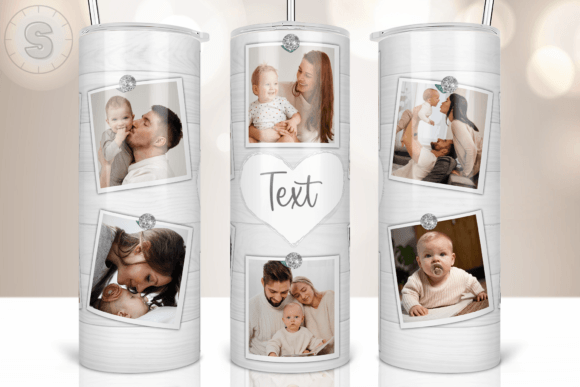 Picture Photo Frame Wood Tumbler Wrap: Graphics for Crafts